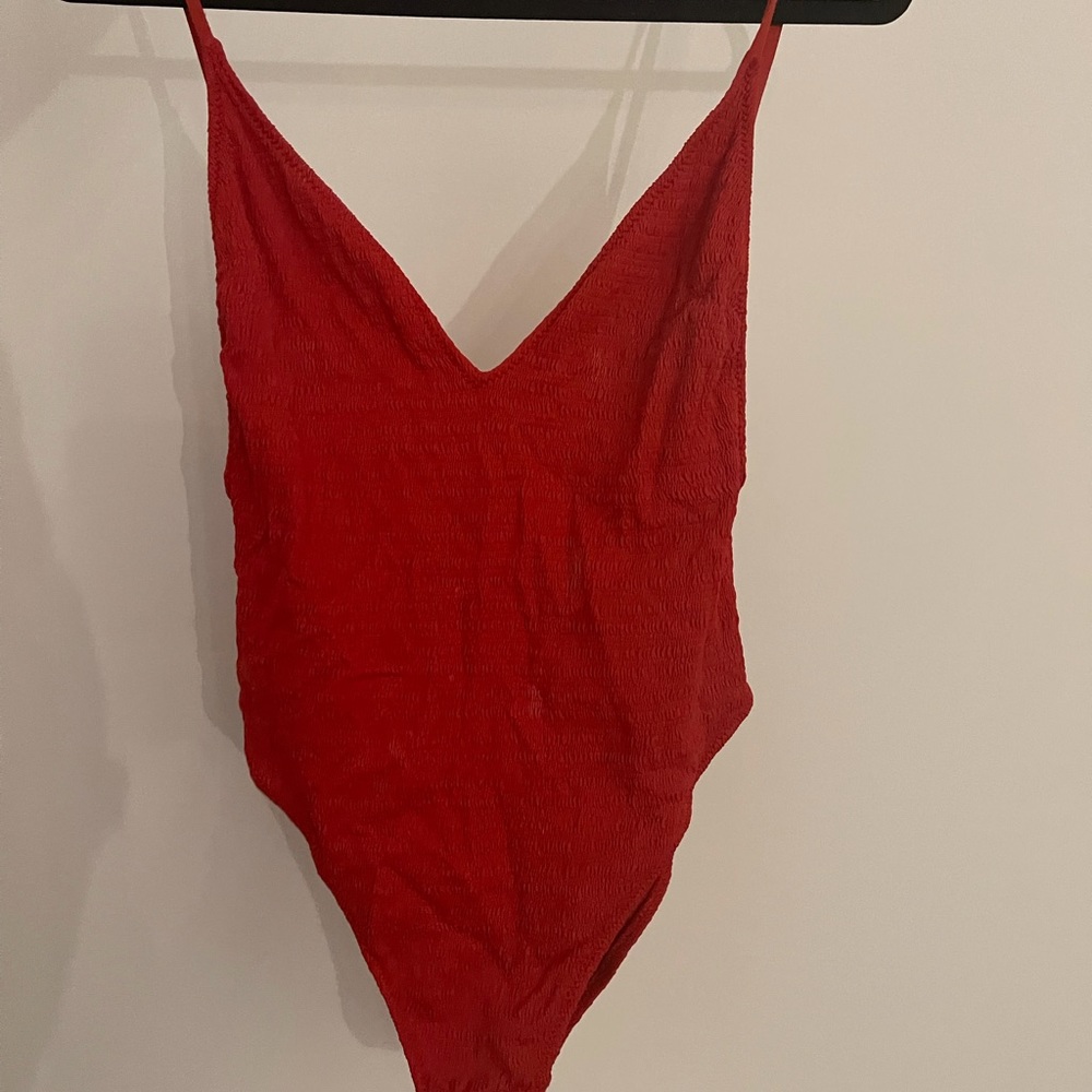 Sexy one-piece bathing suit from Zara